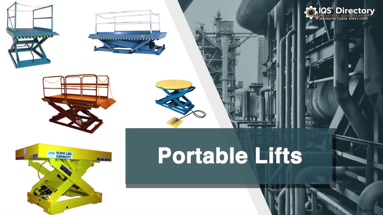 Portable Lift Manufacturers, Suppliers, and Industry Information YouTube