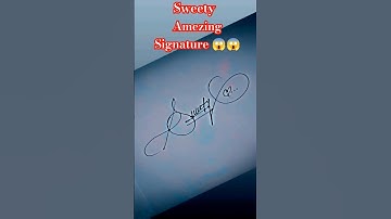 ✨sweety😱 Amezing signature😱😱 🙏#please #subscribe #channel