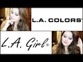 Purple + Pink Smokey Eyes |Two Brand Tutorial | L.A Girl &amp; L.A. Colors