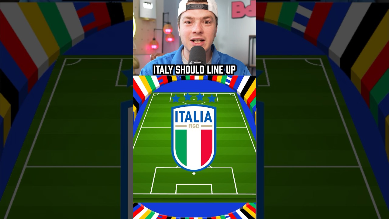 Italy Starting XI at Euro 2024 🇮🇹 