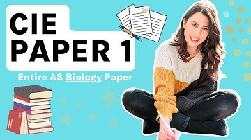 ENTIRE AS - CIE A-level Biology.  Topics 1-11 | All the theory from the specification in one video