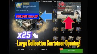 wot Blitz Crate Opening Container Opening 25 Large Collection in 4K! wotb WoT Blitz