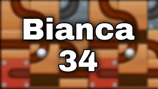 How To Solve  Roll the Ball - Slide Puzzle Star Mode Bianca Package Level 34 | Shorts video screenshot 5