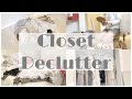 Marie Kondo Style Closet Declutter & Organization | De-Cluttering Inspiration | Cashmere and Cacti