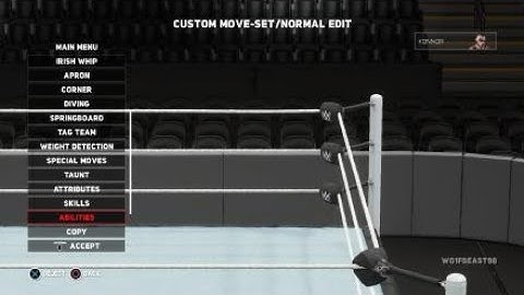 WWE 2K18 Konnor Updated Moveset V2