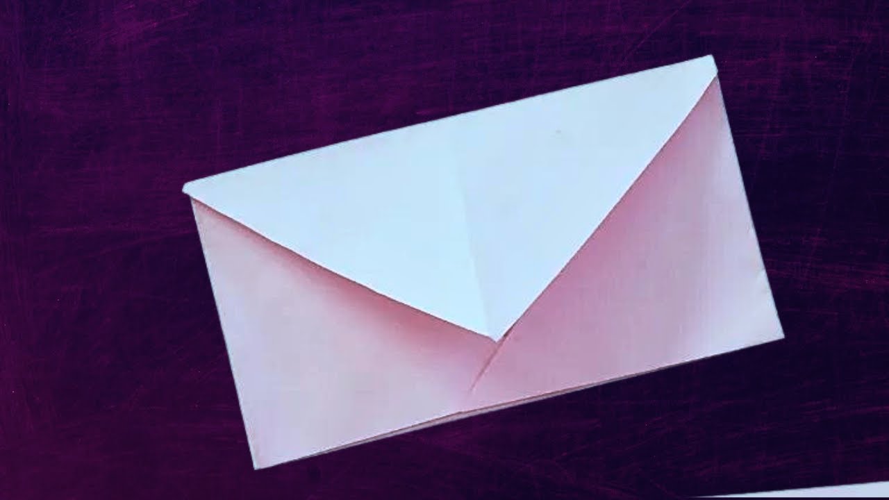 ENVELOPE ORIGAMI - COMO FAZER UM ENVELOPE - YouTube