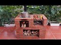 Make a smokeless wood stove with your own hands