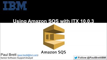 Using Amazon SQS with IBM Transformation Extender 10.0.3