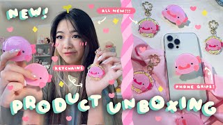 HUGE PRODUCT UNBOXING | Phone Grips, Keychains n THE BIGGEST MISTAKE EVER + Fan Mail! | Tiffany Weng