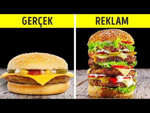 GIDA REKLAMLARINDAN ŞAŞIRTICI İPUÇLARI || HARİKA YEMEK TÜYOLARI