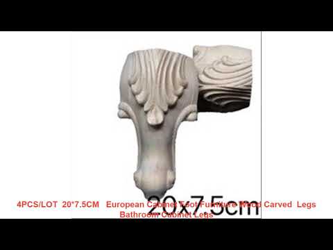 4pcs/lot-20*7.5cm-european-cabinet-foot-furniture-wood-carved-legs-bathroom-cabinet-legs