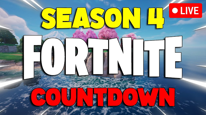 FORTNITE CHAPTER 6, SEASON 4 COUNTDOWN LIVE🔴 - How long till Season 4 Fortnite