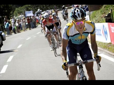 Alberto Contador Skywalks On Verbier