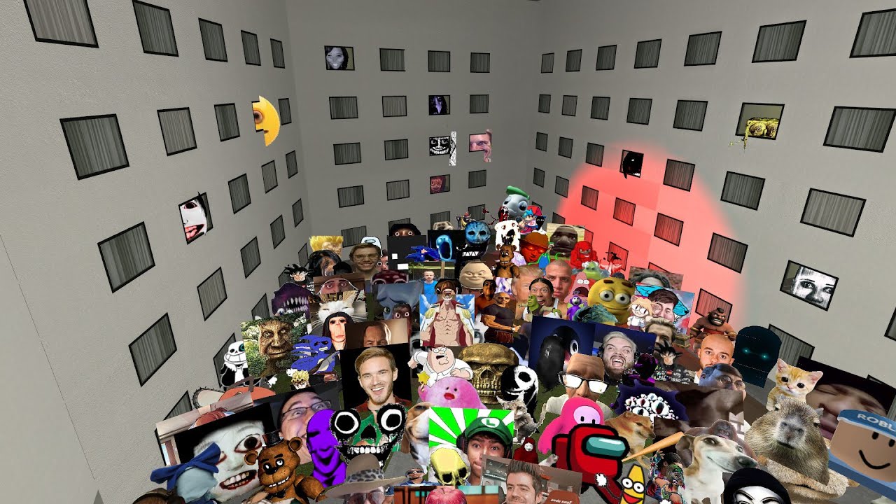 Too Much Nextbots in Liminal Hotel !!! 