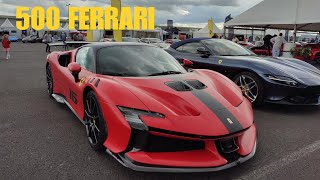 500 Ferrari | Circuit Val de Vienne | Sport et collection 2024 | Daytona SP3 F50 LaFerrari F40...