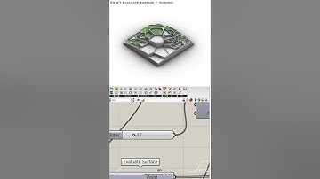 Grasshopper - EX 27 - Evaluate surface + Voronoi