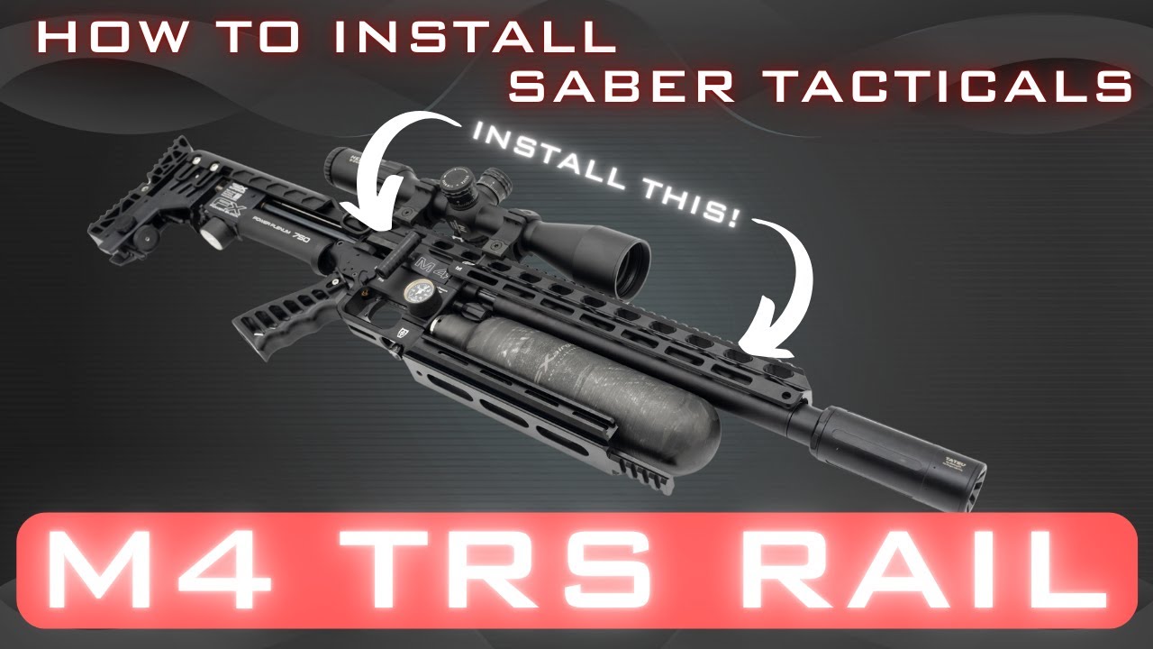 (UPDATED) How to INSTALL THE SABER TACTICAL M4 IMPACT TRS RAIL