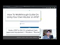 How to Use Your Own Router with AT&T FIOS Fiber Internet | Model 5268AC FXN