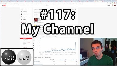 Nick Sibicky Go Lecture #117 - My Channel