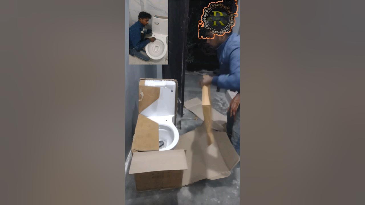 How To Install P Trap W/C Toilet One Piece Commodeinstallation One