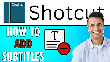 How to Add Subtitles Shotcut Tutorial (2024)