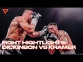 Fight highlights mark dickinson showcases in newcastle at probellum throwdown