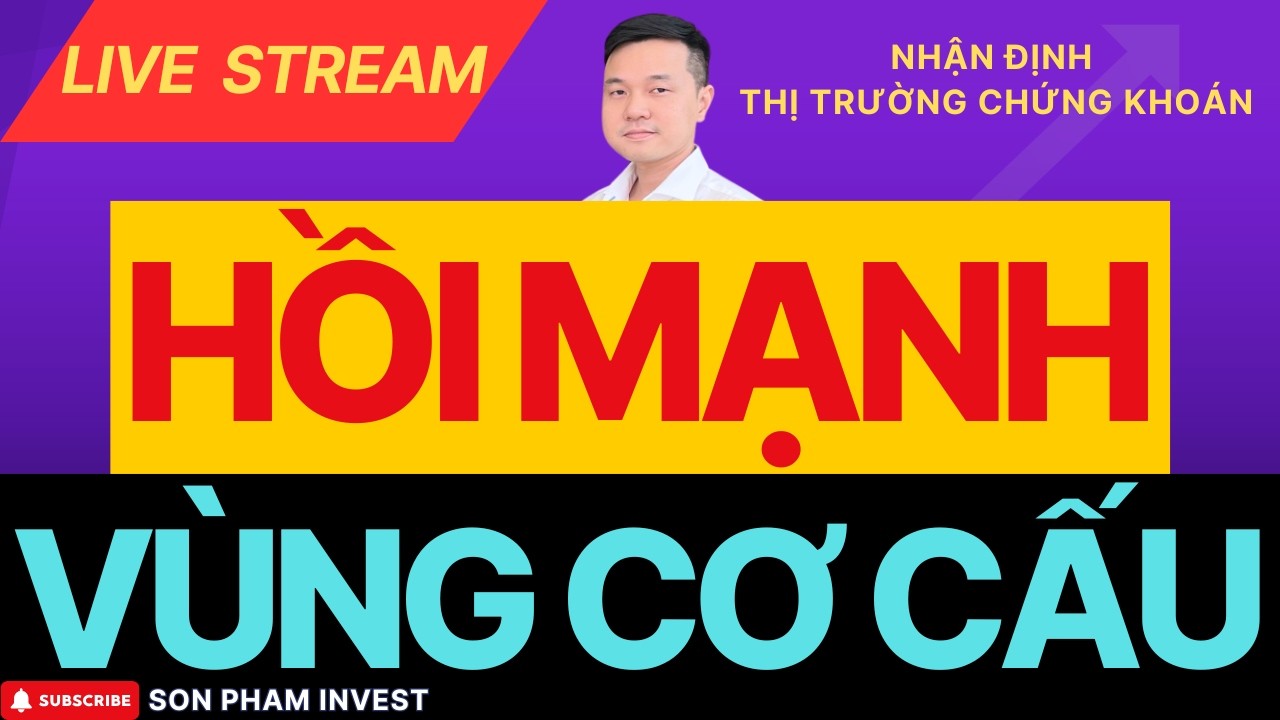 🔴HỒI MẠNH - VÙNG CƠ CẤU - HỖ TRỢ LỚN VNINDEX - CƠ HỘI SINH RA TỪ KHỦNG HOẢNG