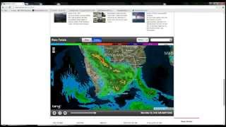 Interactive weather map tutorial screenshot 1