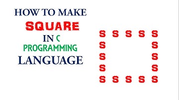 How to print square pattern in C language | C programming for beginners |Code Problem