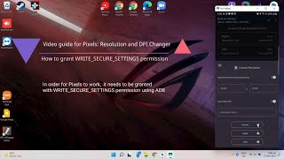 Granting Pixels WRITE_SECURE_SETTINGS permission screenshot 5