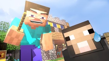 PewDiePie and Water Sheep (Minecraft Animation)