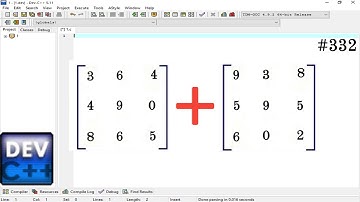 Addition of two Matrix in C Language || Simple Method Apply