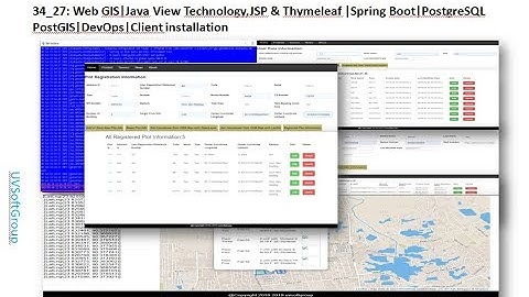 34_27: Thymeleaf | Spring Boot | JPA | Hibernate Spatial | PostGIS | Web GIS |client installation