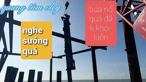 thi công điện gió trên biển,tập 1 thi công móng trụ #quangtâmvlog