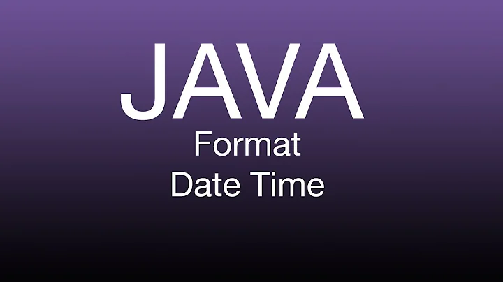 Java Format Date Time LocalDateTime Tutorial