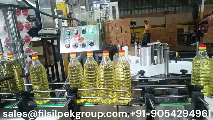 Automatic Mustard #oil  Packing Line, Filling, Capping, Labelling -  Filsilpek - +919054294961