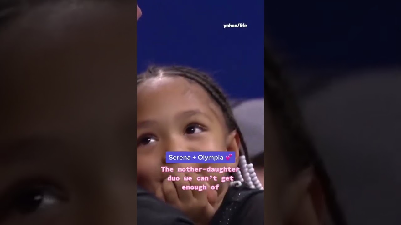 Serena Williams' daughter Olympia shows mom who's the boss