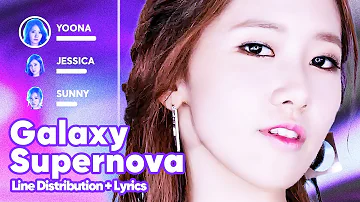 Girls' Generation - Galaxy Supernova (Line Distribution + Lyrics Karaoke) PATREON REQUESTED