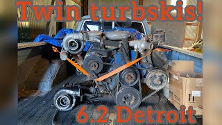 Twin turbo on 6.2 Diesel?!?!?