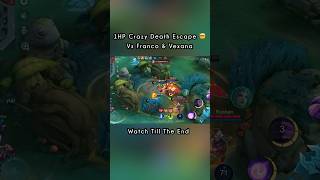 Crazy 💀Esc vs Franco &amp; Vex🤯#moba55creator #moba55ninja #mlbb #mobilelegends #shorts #shortsfeed