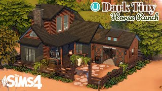 Dark Tiny Horse Ranch ?| Horse Ranch Only | No CC | The Sims 4 Speed Build