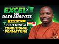 Excel Filtering &amp; Conditional Formatting for Data Analysts