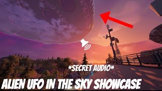 Fortnite - HUGE Alien UFO in-game! (SEASON 7) Showcase + secret audio