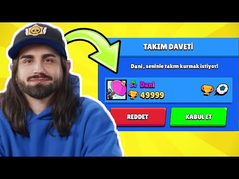 DANİ 'YE ARKADAŞLIK İSTEĞİ ATTIM ( 50.000 KUPA OLDU ) !!! - Brawl Stars