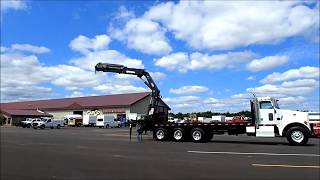 HIAB CRANE ON PETERBILT CHASSIS FOR SALE BY CARCO TRUCK HIAB CRANE ON PETERBILT CHASSIS FOR SALE BY CARCO TRUCK