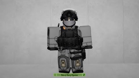Roblox SCP MTF Beta-17 Heavy Operator (Avatar Build)