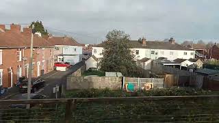 Bus Thrash Going Over The Bridgwater Railway Bridge At Bridgwater Railway Station Today