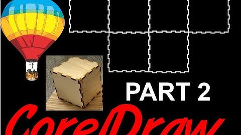 Corel Draw Tips & Tricks Make a CUBE box all sides the EASY WAY Part 2