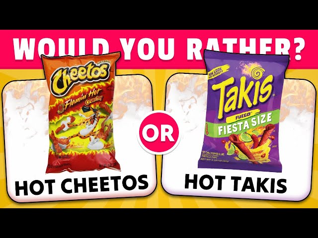 Would You Rather! Food Edition! Pt.2 - Quiz