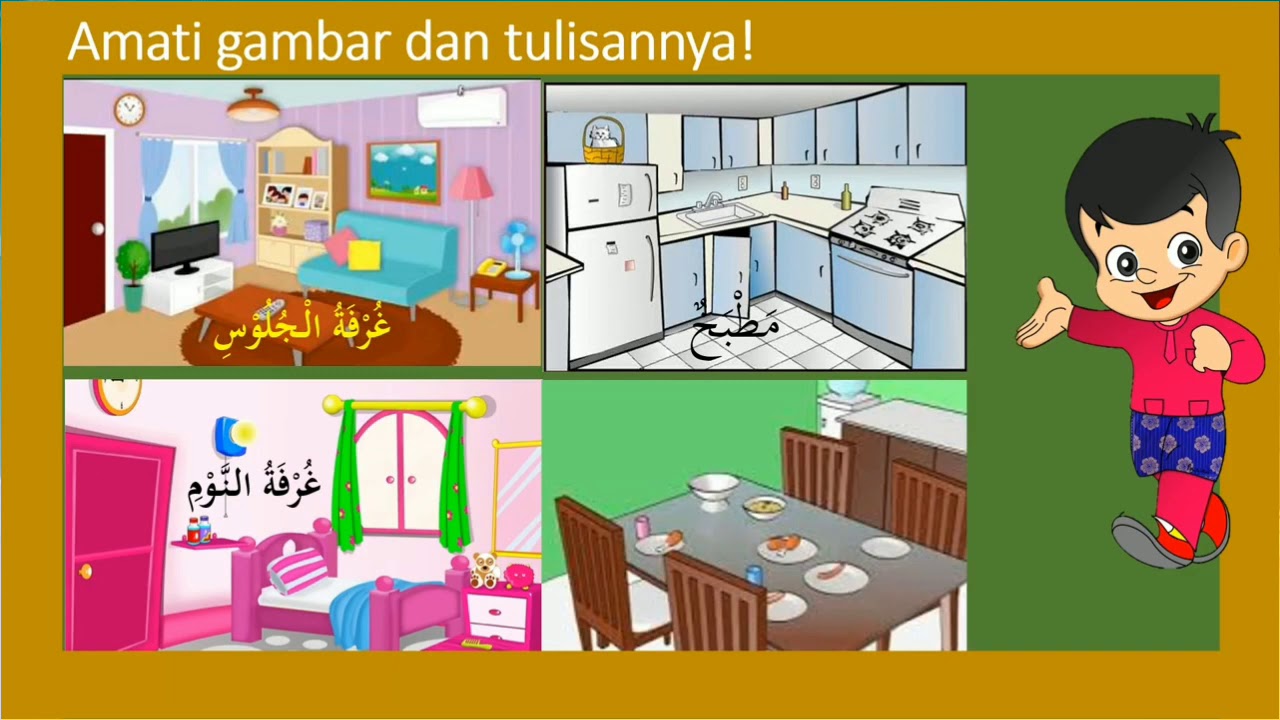 Nama ruang di dalam rumah& nama anggota keluarga - YouTube